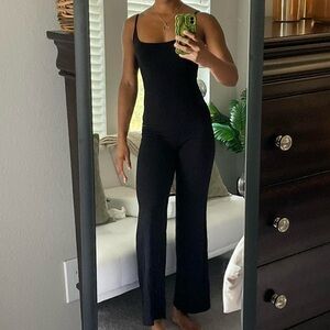SHEIN Black Sleeveless Jumpsuit